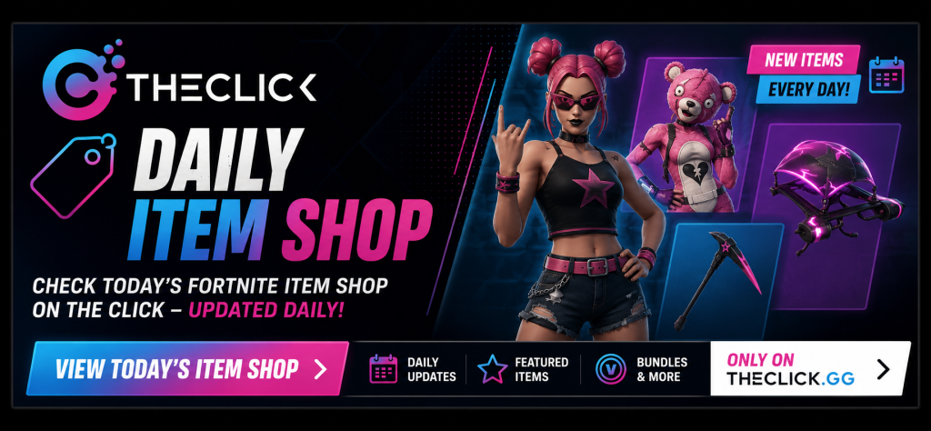 click item shop